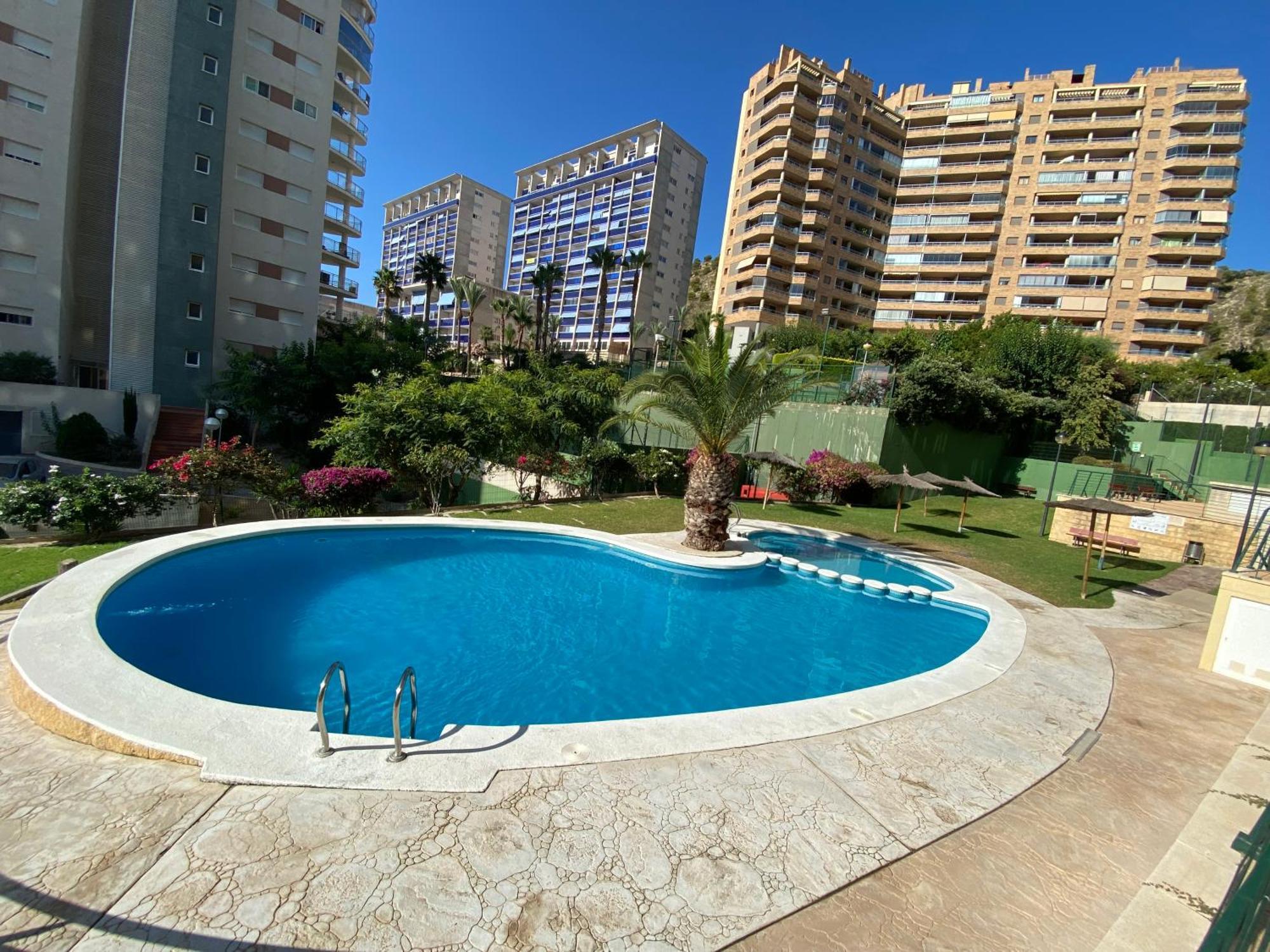 Apartamento Benidorm Con Piscina En La Playa 卡拉德费斯特拉特 外观 照片